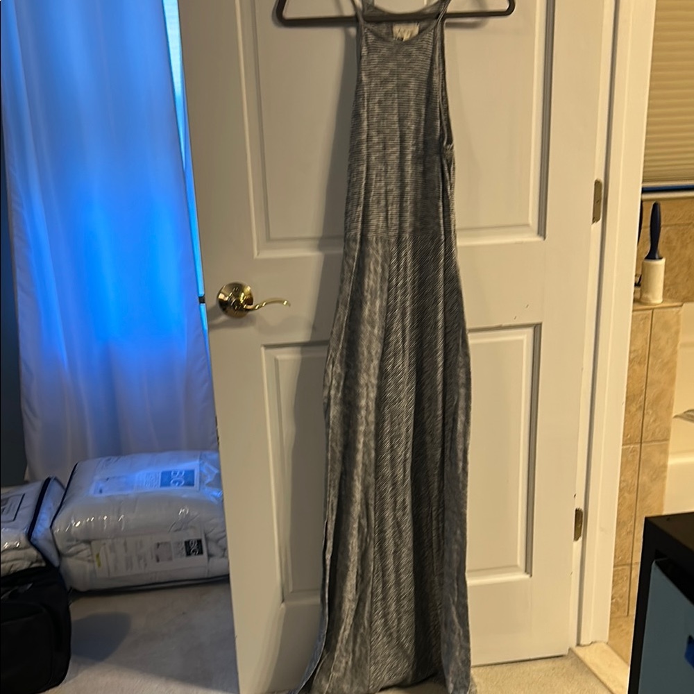 Lou & Grey gray Sleeveless Maxi Dress